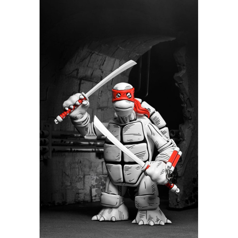 NECA - Mirage Comics - Le prime tartarughe in bianco e nero - TMNT - Teenage Mutant Ninja Turtles