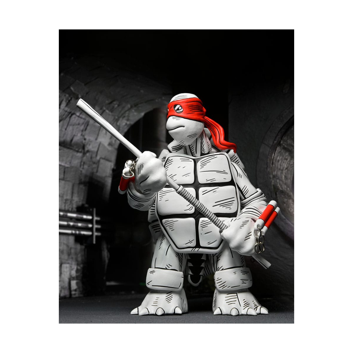 NECA - Mirage Comics - Le prime tartarughe in bianco e nero - TMNT - Teenage Mutant Ninja Turtles