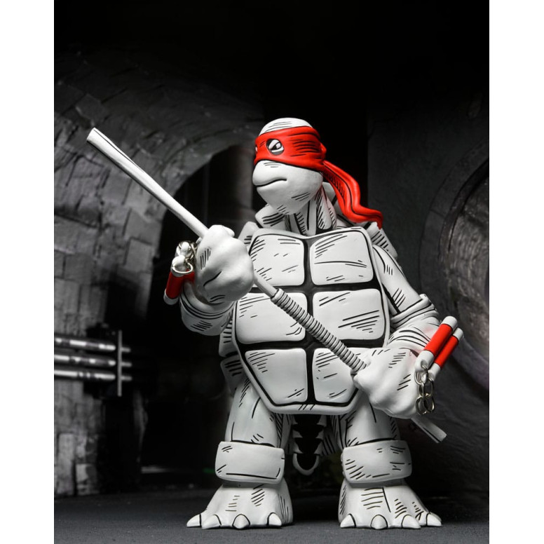 NECA - Mirage Comics - Le prime tartarughe in bianco e nero - TMNT - Teenage Mutant Ninja Turtles
