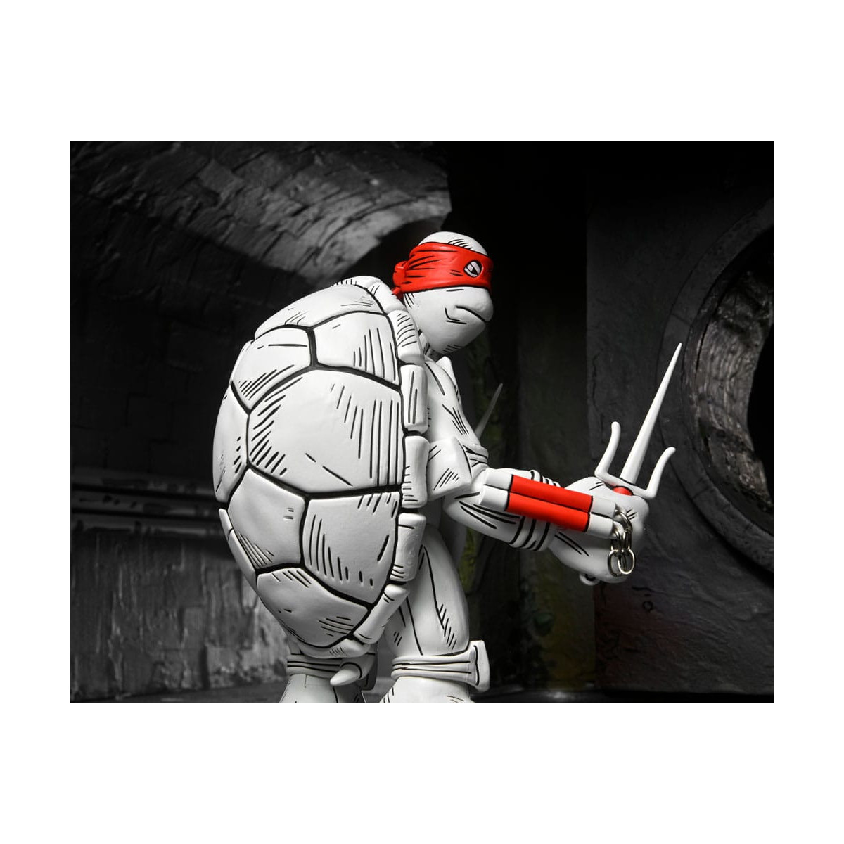 NECA - Mirage Comics - Le prime tartarughe in bianco e nero - TMNT - Teenage Mutant Ninja Turtles