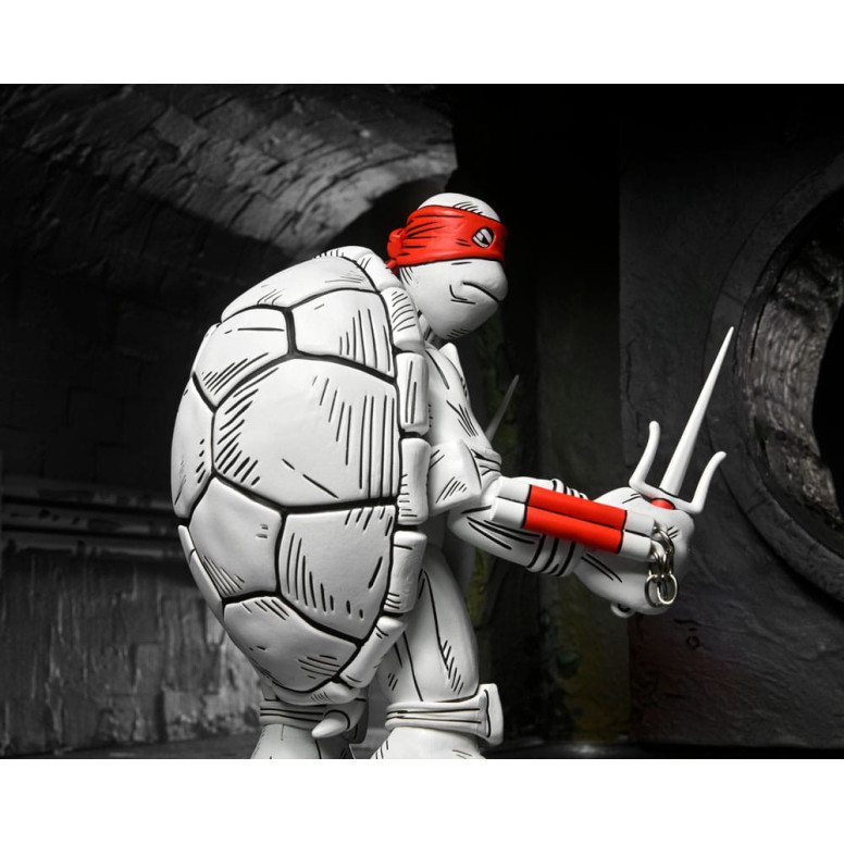 NECA - Mirage Comics - Le prime tartarughe in bianco e nero - TMNT - Teenage Mutant Ninja Turtles