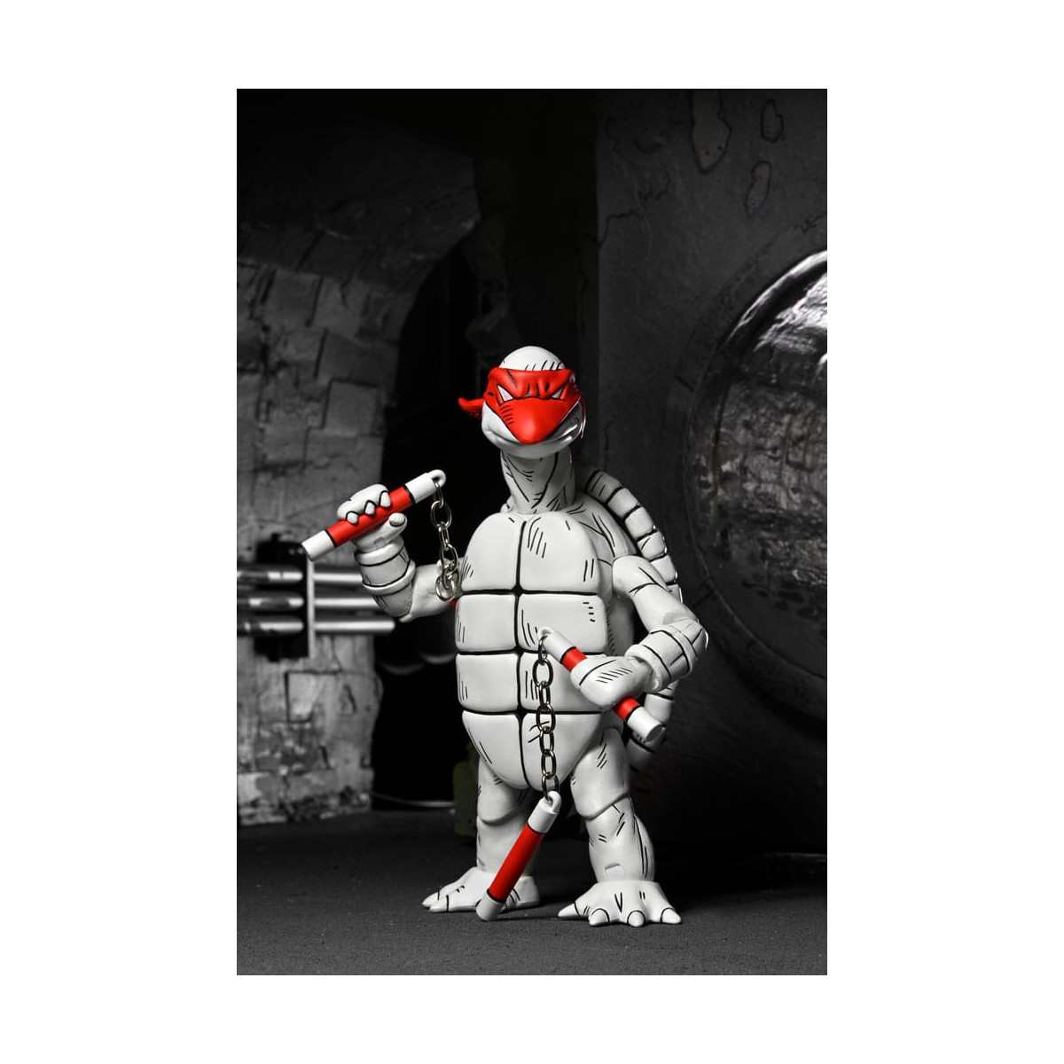 NECA - Mirage Comics - Le prime tartarughe in bianco e nero - TMNT - Teenage Mutant Ninja Turtles