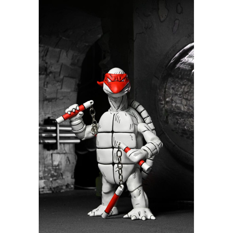 NECA - Mirage Comics - Le prime tartarughe in bianco e nero - TMNT - Teenage Mutant Ninja Turtles