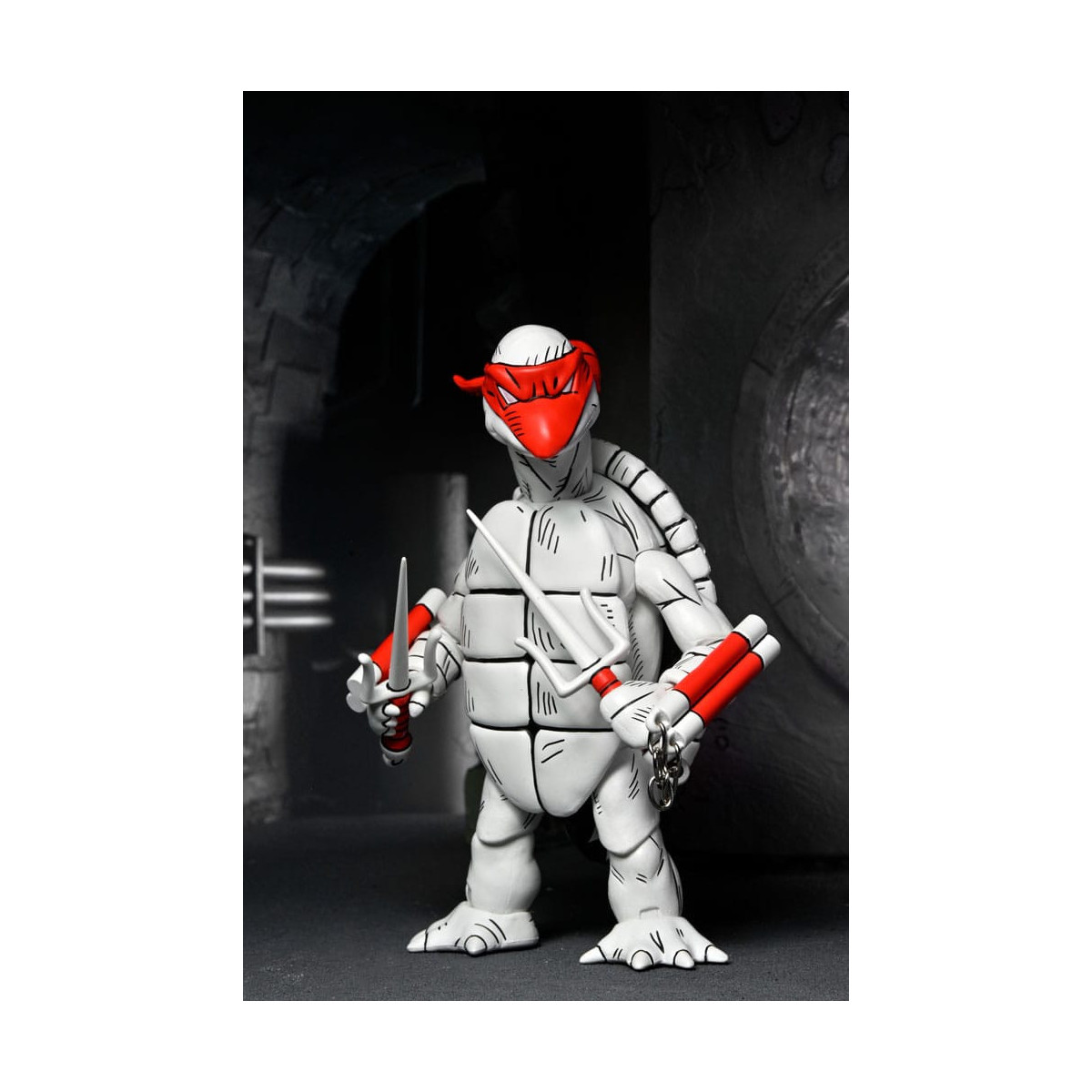 NECA - Mirage Comics - Le prime tartarughe in bianco e nero - TMNT - Teenage Mutant Ninja Turtles