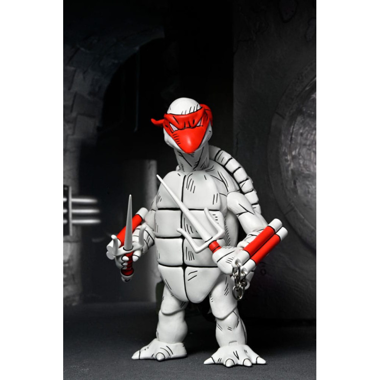NECA - Mirage Comics - Le prime tartarughe in bianco e nero - TMNT - Teenage Mutant Ninja Turtles