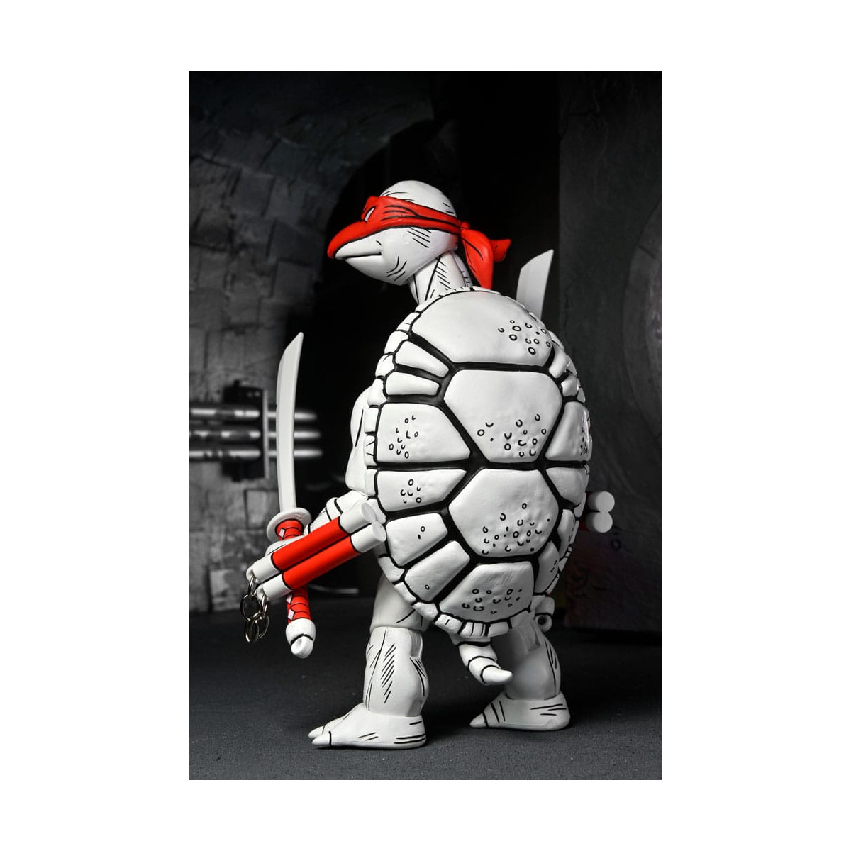 NECA - Mirage Comics - Le prime tartarughe in bianco e nero - TMNT - Teenage Mutant Ninja Turtles