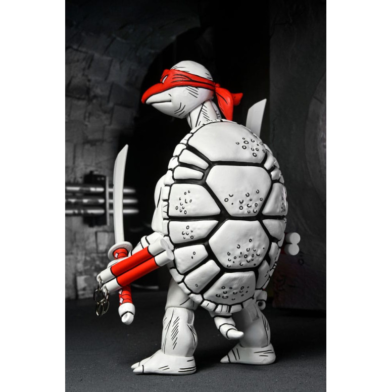 NECA - Mirage Comics - Le prime tartarughe in bianco e nero - TMNT - Teenage Mutant Ninja Turtles