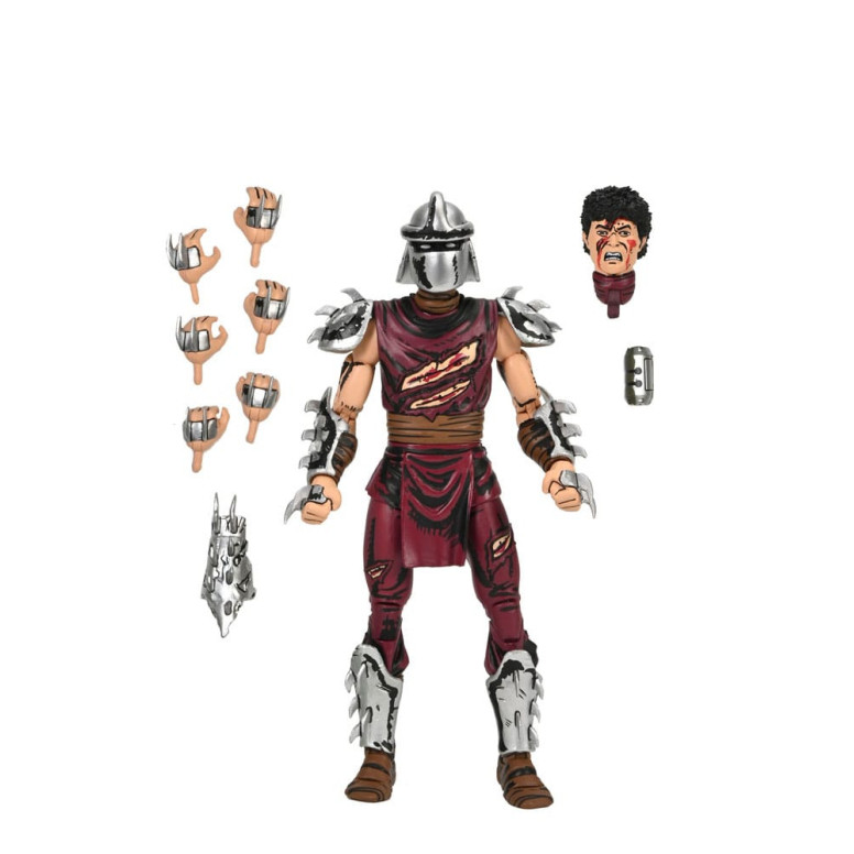 NECA - Mirage Comics - BATTLE DAMAGED SHREDDER (colori classici) - TMNT - Teenage Mutant Ninja Turtles