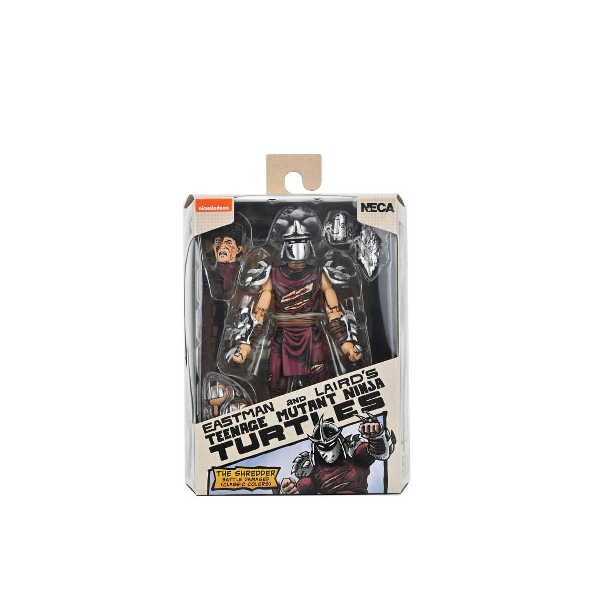NECA - Mirage Comics - BATTLE DAMAGED SHREDDER (colori classici) - TMNT - Teenage Mutant Ninja Turtles