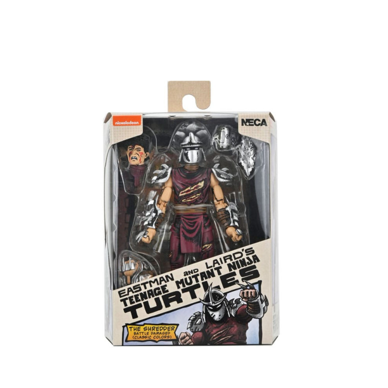 NECA - Mirage Comics - BATTLE DAMAGED SHREDDER (colori classici) - TMNT - Teenage Mutant Ninja Turtles