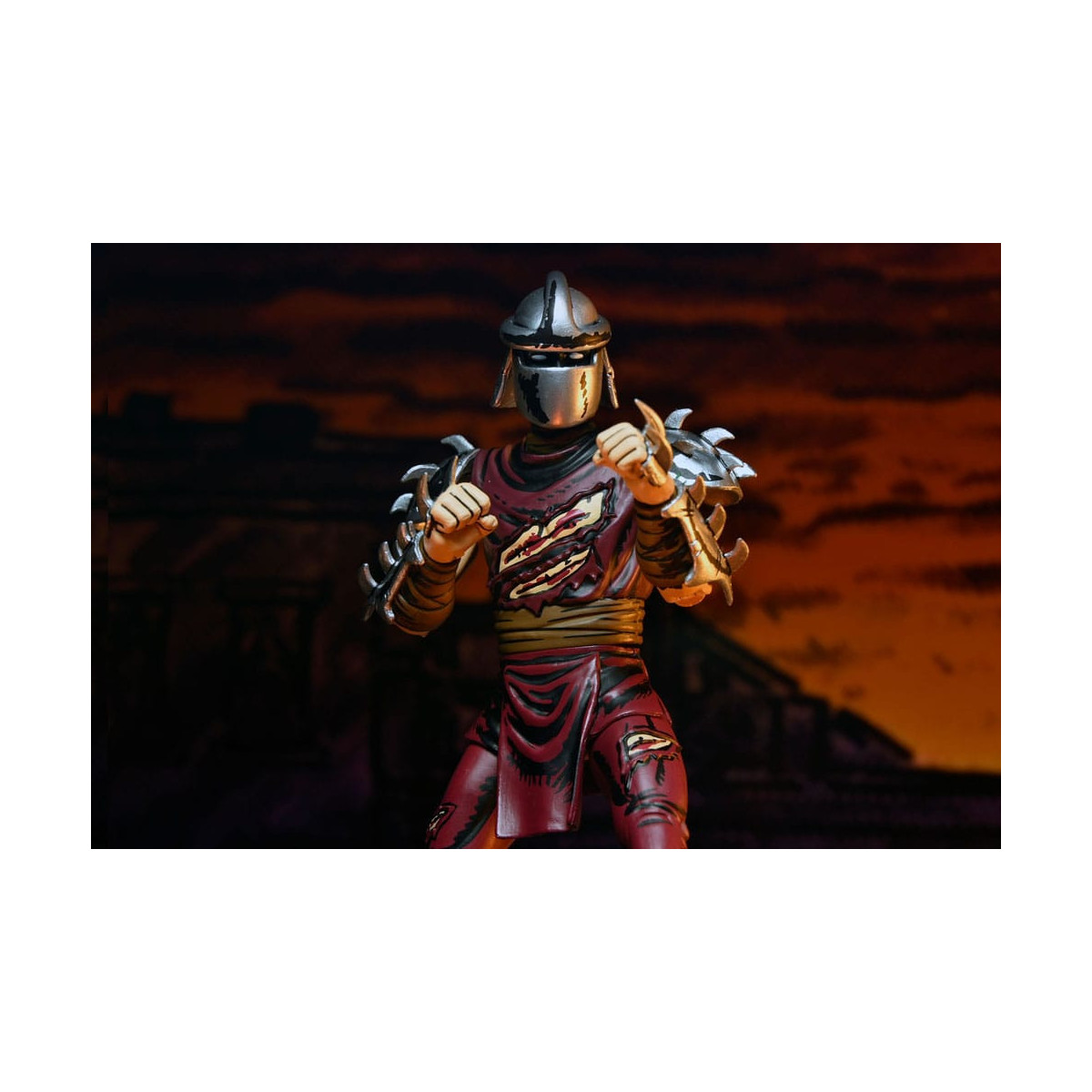 NECA - Mirage Comics - BATTLE DAMAGED SHREDDER (colori classici) - TMNT - Teenage Mutant Ninja Turtles