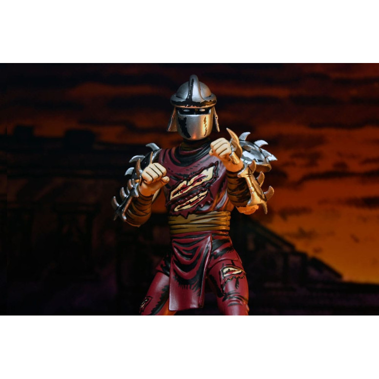 NECA - Mirage Comics - BATTLE DAMAGED SHREDDER (colori classici) - TMNT - Teenage Mutant Ninja Turtles