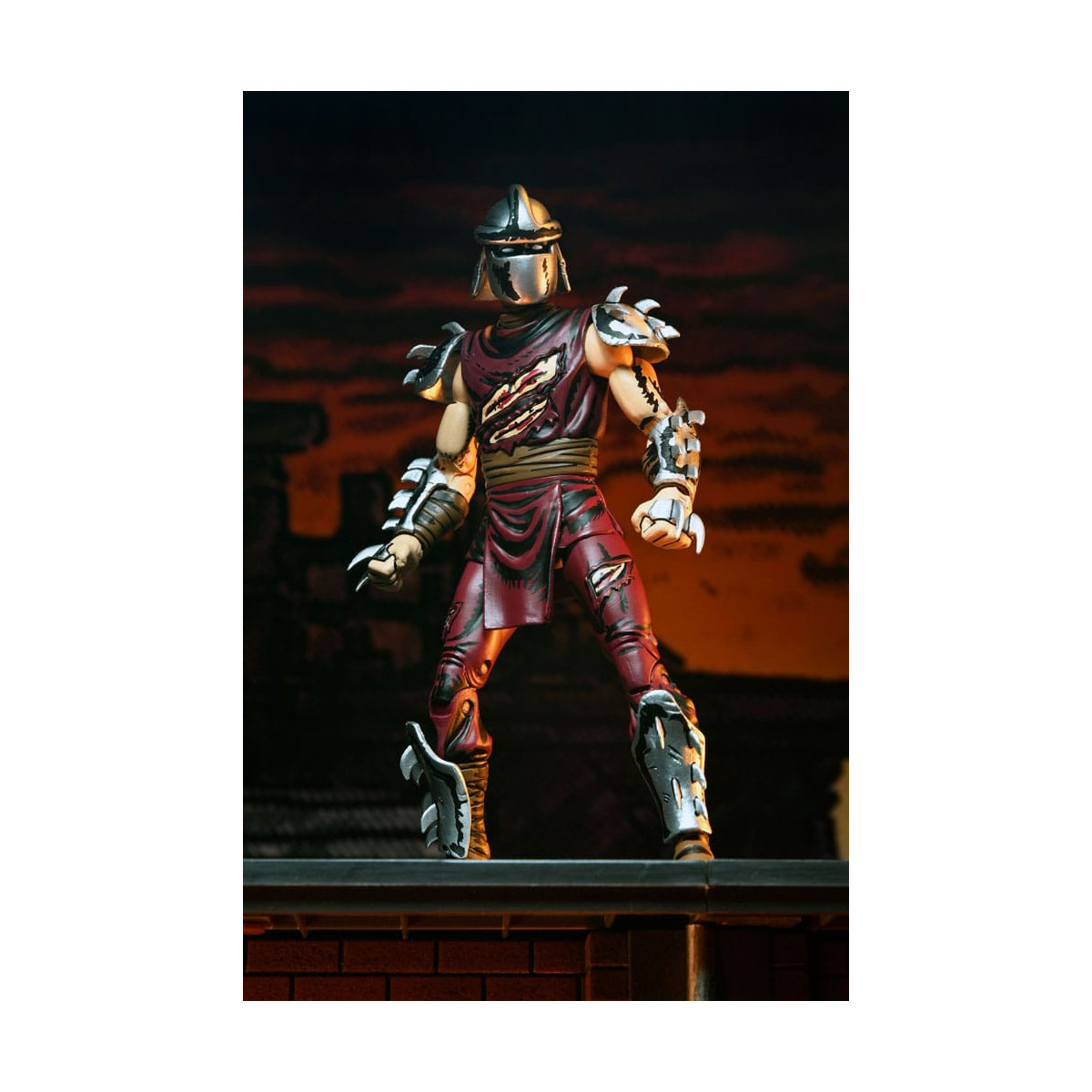 NECA - Mirage Comics - BATTLE DAMAGED SHREDDER (colori classici) - TMNT - Teenage Mutant Ninja Turtles