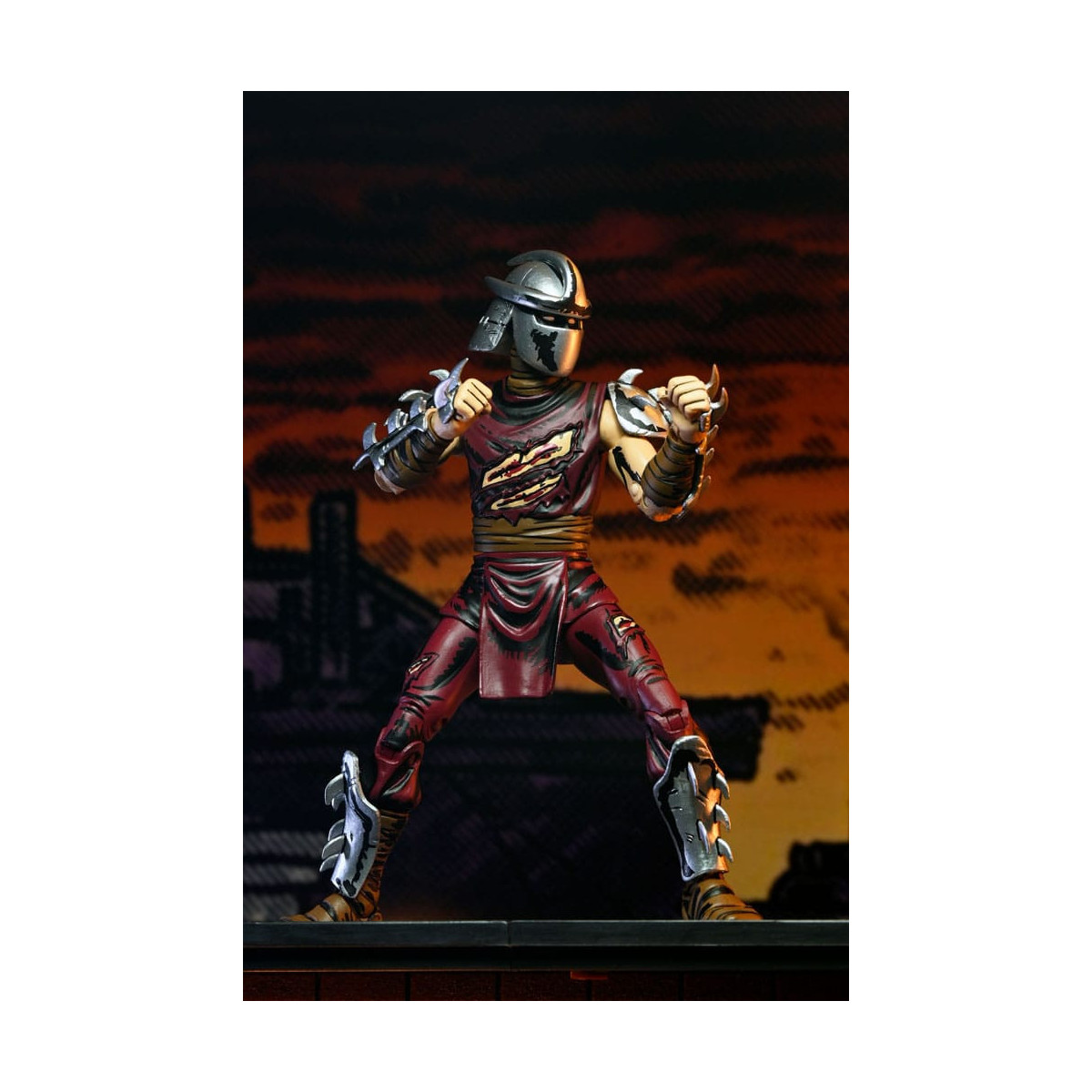 NECA - Mirage Comics - BATTLE DAMAGED SHREDDER (colori classici) - TMNT - Teenage Mutant Ninja Turtles