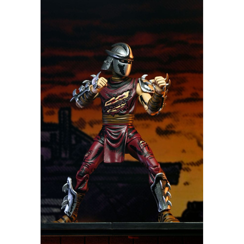 NECA - Mirage Comics - BATTLE DAMAGED SHREDDER (colori classici) - TMNT - Teenage Mutant Ninja Turtles