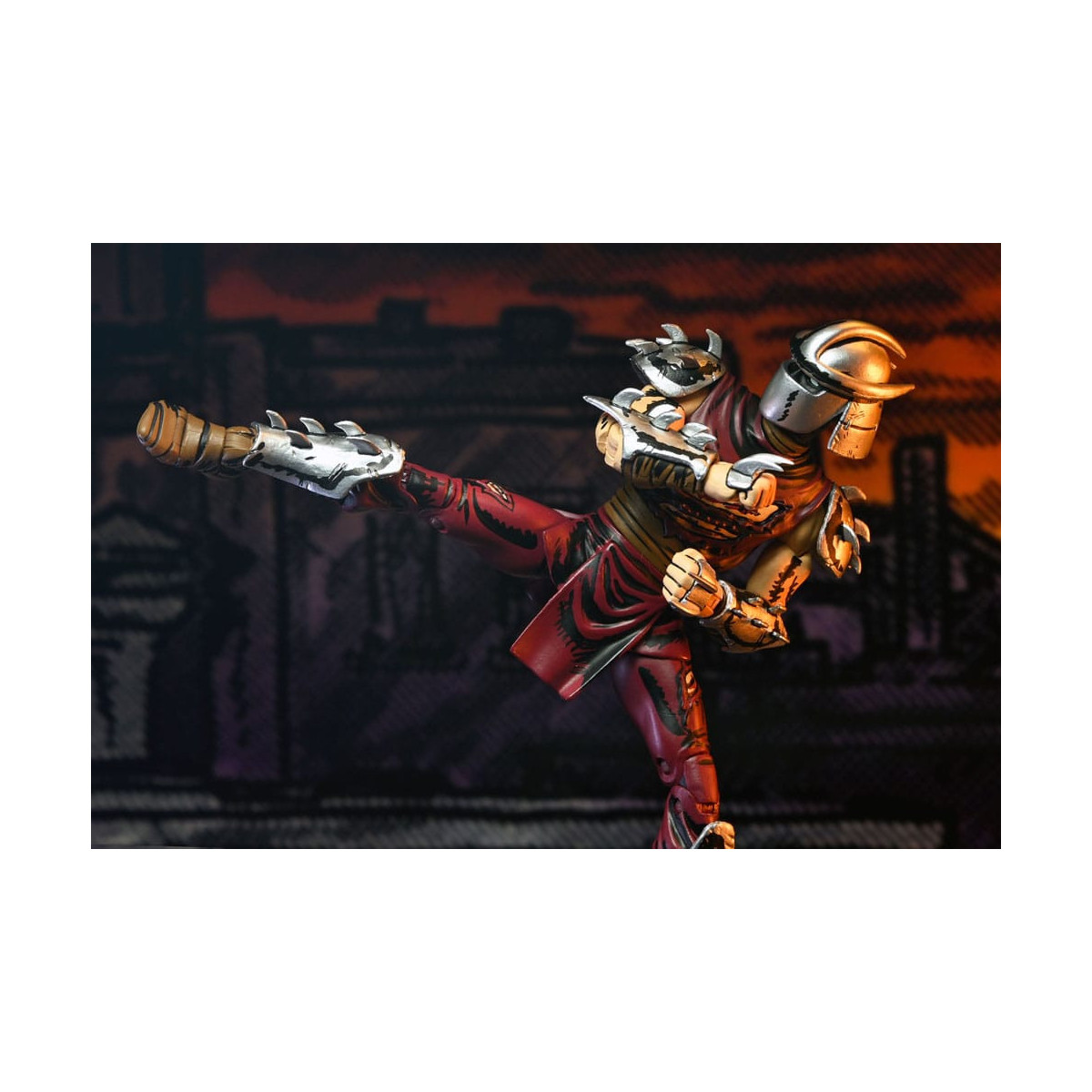 NECA - Mirage Comics - BATTLE DAMAGED SHREDDER (colori classici) - TMNT - Teenage Mutant Ninja Turtles
