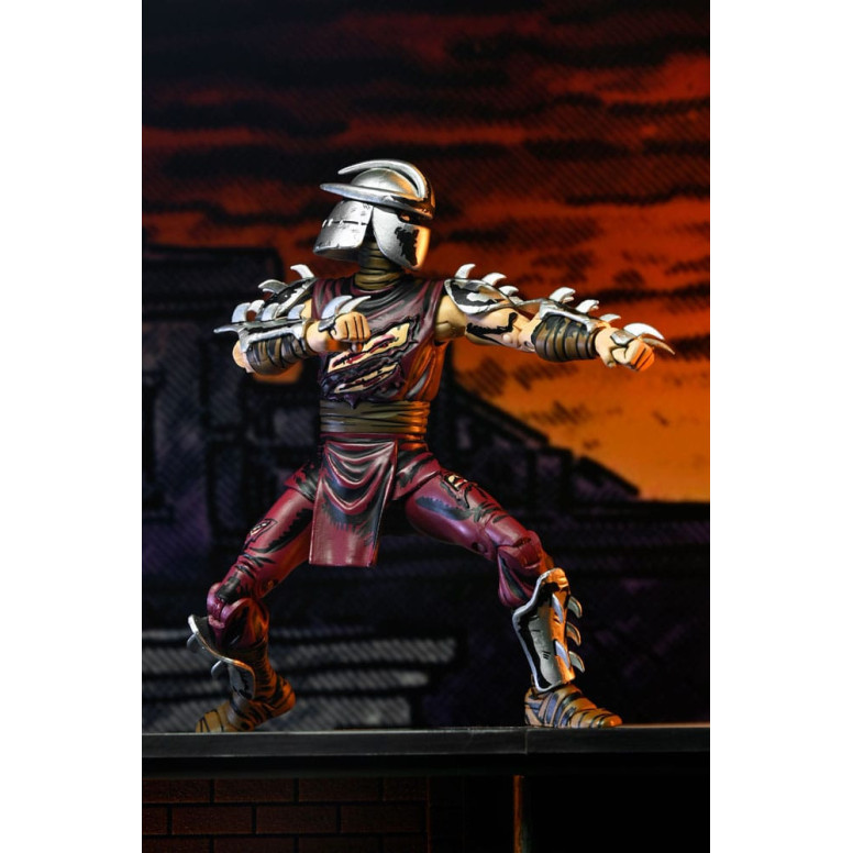 NECA - Mirage Comics - BATTLE DAMAGED SHREDDER (colori classici) - TMNT - Teenage Mutant Ninja Turtles