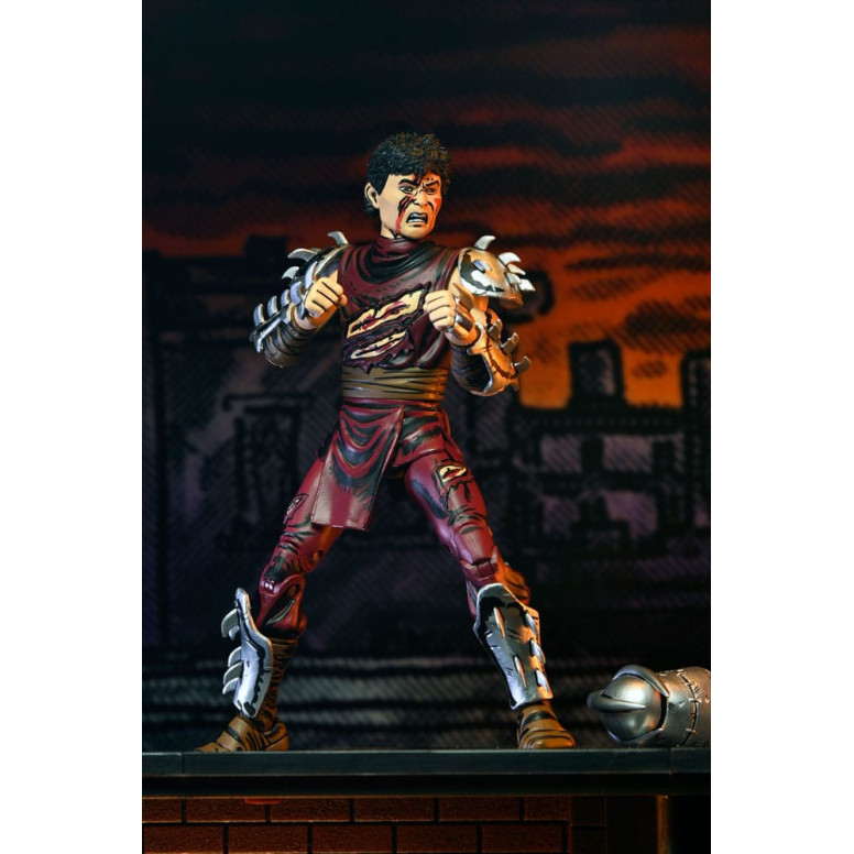 NECA - Mirage Comics - BATTLE DAMAGED SHREDDER (colori classici) - TMNT - Teenage Mutant Ninja Turtles