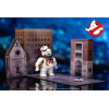 Jada Toys - Ghostbusters Uomo marshmallow Stay Puft con Cadillac Ecto-1 - Nano Scene 1/64