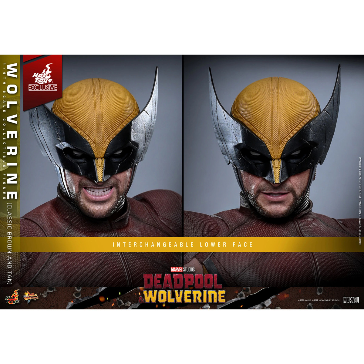 Hot Toys Marvel Deadpool & Wolverine - Wolverine (classico marrone e marrone) MMS Edizione esclusiva 1/6