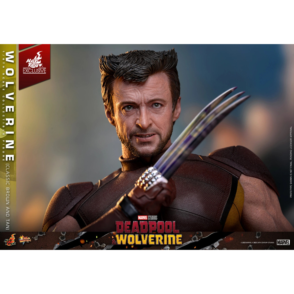 Hot Toys Marvel Deadpool & Wolverine - Wolverine (classico marrone e marrone) MMS Edizione esclusiva 1/6
