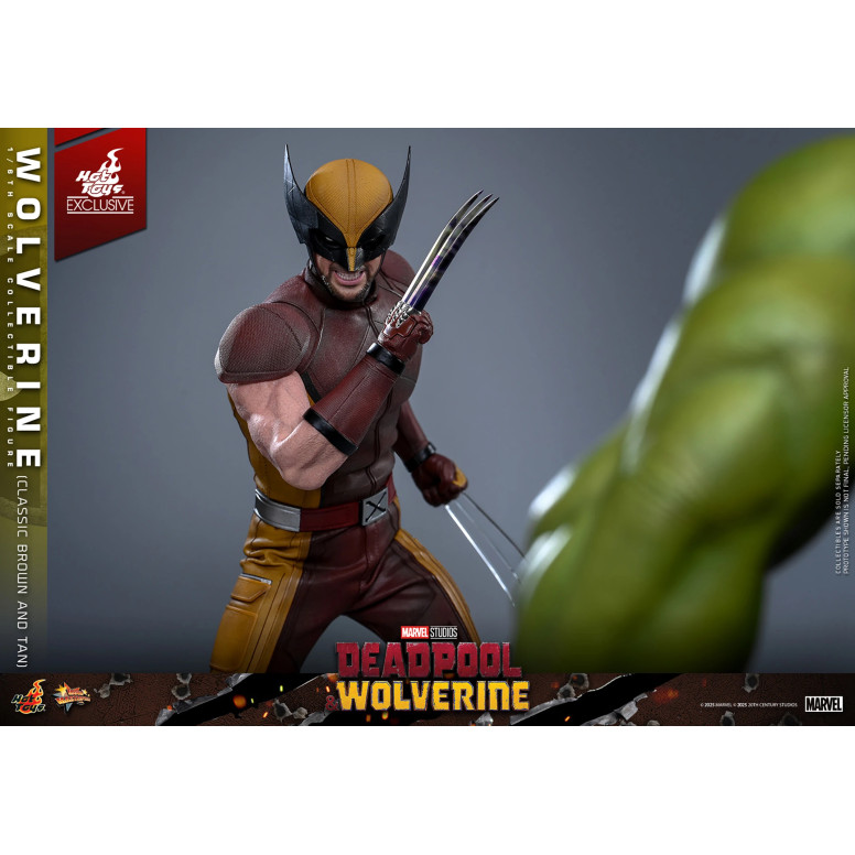 Hot Toys Marvel Deadpool & Wolverine - Wolverine (classico marrone e marrone) MMS Edizione esclusiva 1/6