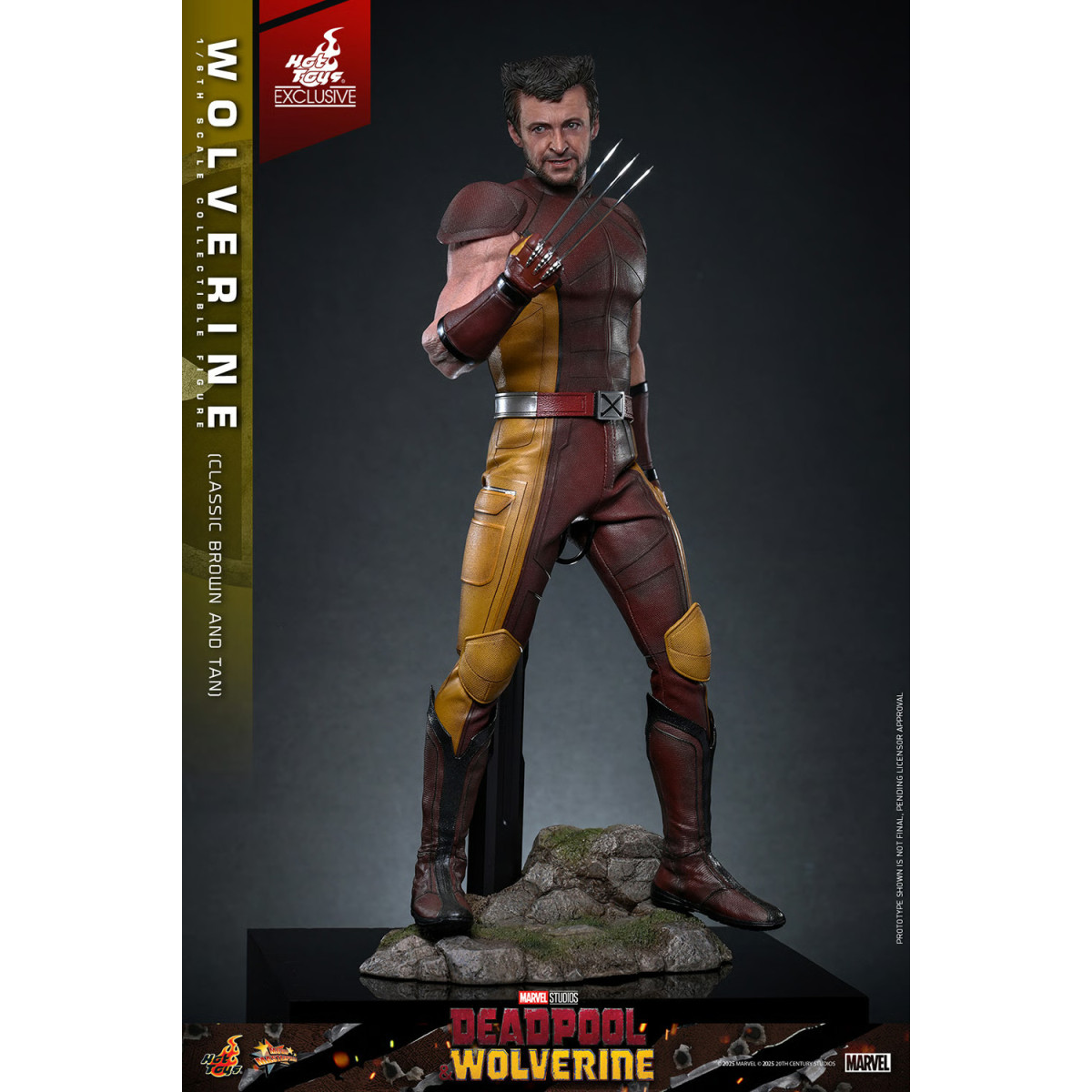 Hot Toys Marvel Deadpool & Wolverine - Wolverine (classico marrone e marrone) MMS Edizione esclusiva 1/6