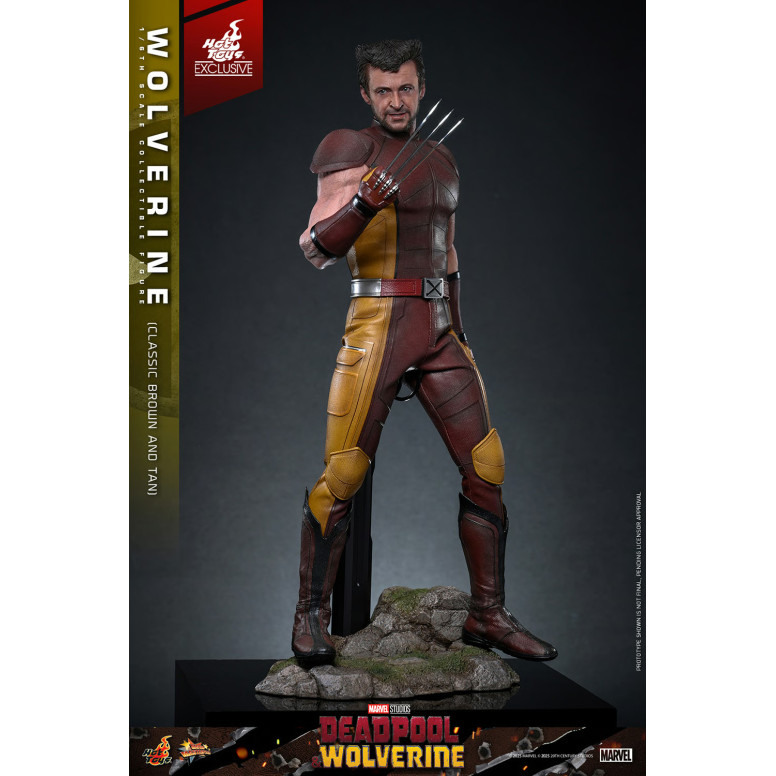 Hot Toys Marvel Deadpool & Wolverine - Wolverine (classico marrone e marrone) MMS Edizione esclusiva 1/6