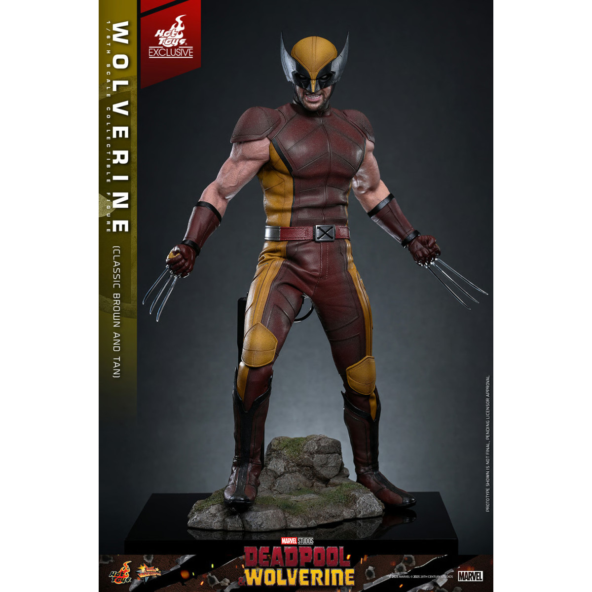 Hot Toys Marvel Deadpool & Wolverine - Wolverine (classico marrone e marrone) MMS Edizione esclusiva 1/6