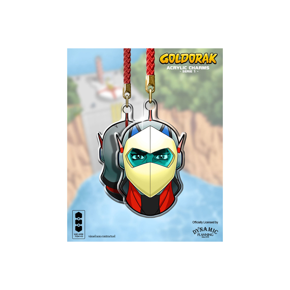 We Are Tokyo - Goldrake (Grendizer) Charm acrilico Serie 1 Casco Actarus