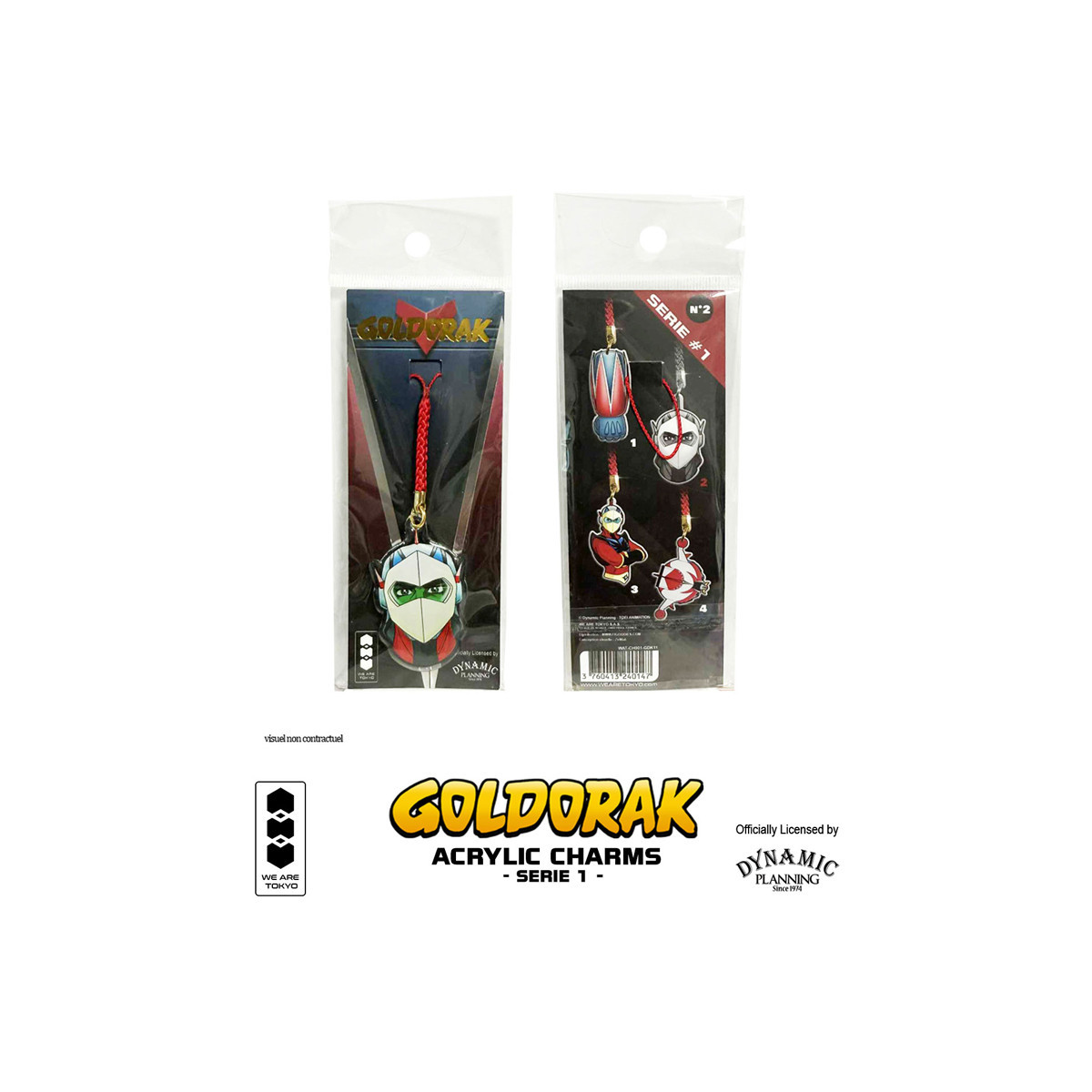 We Are Tokyo - Goldrake (Grendizer) Charm acrilico Serie 1 Casco Actarus