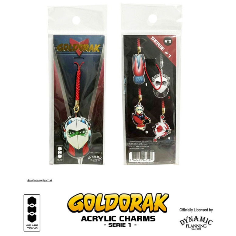 We Are Tokyo - Goldrake (Grendizer) Charm acrilico Serie 1 Casco Actarus