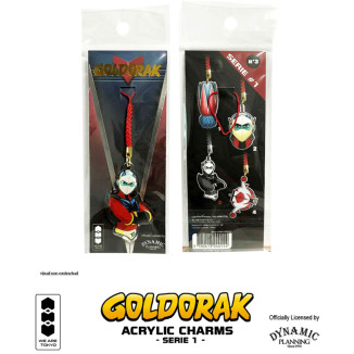 We Are Tokyo - Goldrake (Grendizer) Charm in acrilico Serie 1 Buste Actarus