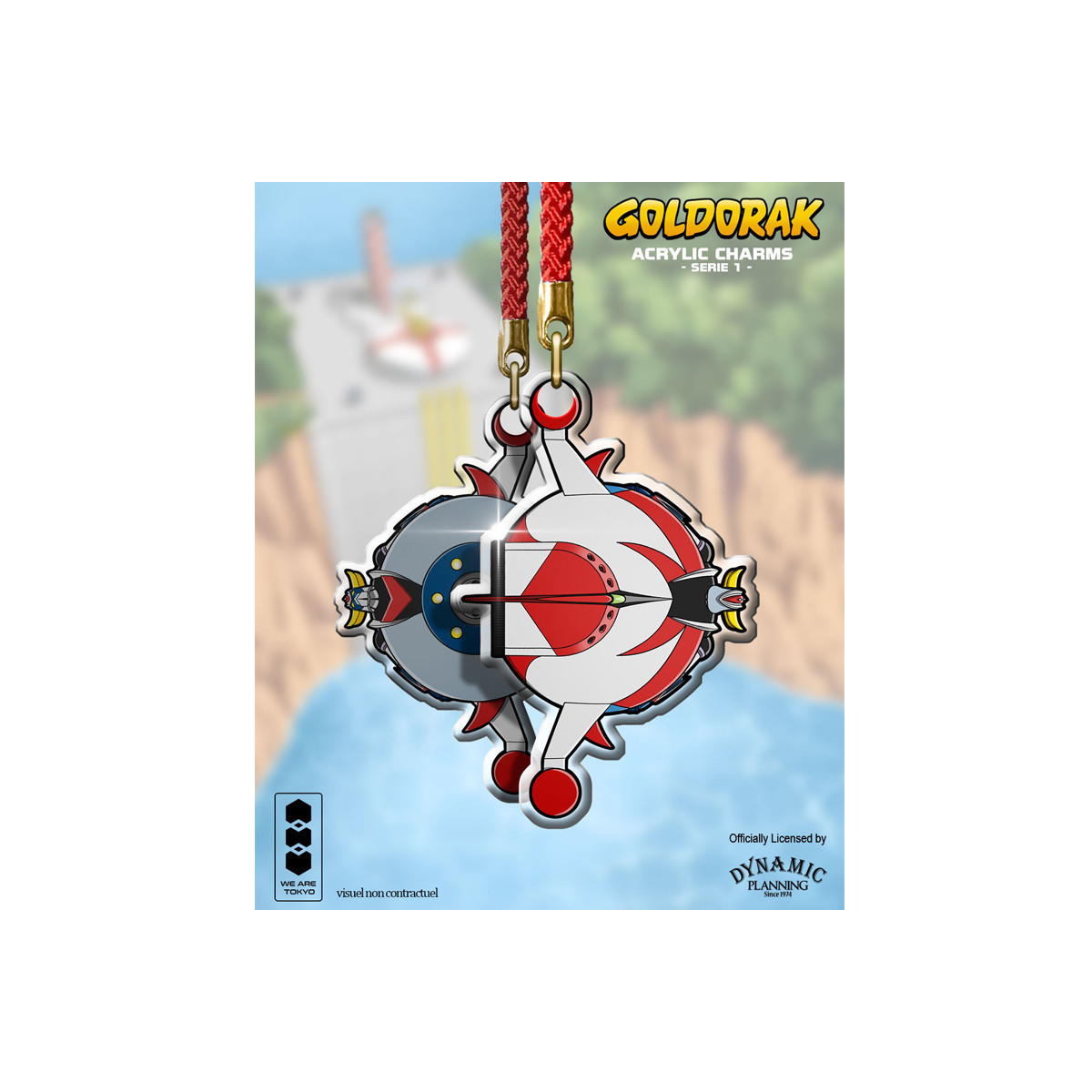 We Are Tokyo - Goldrake (Grendizer) Charm in acrilico Serie 1 Spazer