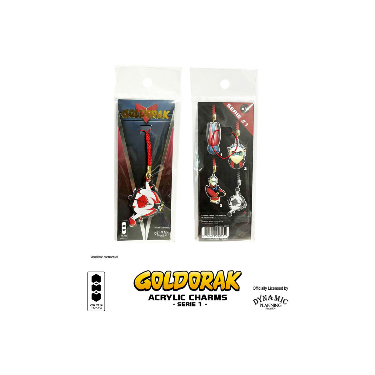 We Are Tokyo - Goldrake (Grendizer) Charm in acrilico Serie 1 Spazer