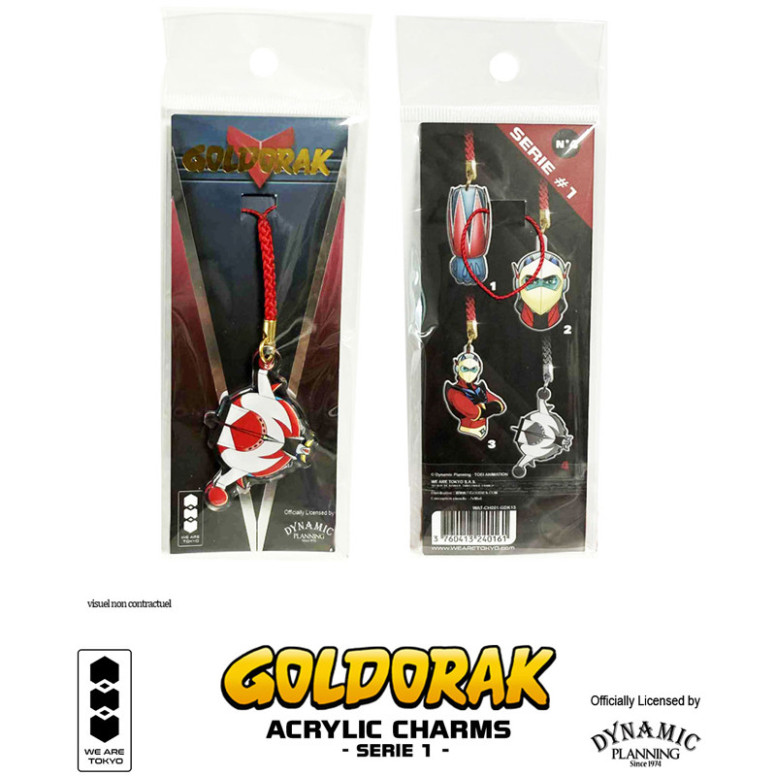 We Are Tokyo - Goldrake (Grendizer) Charm in acrilico Serie 1 Spazer