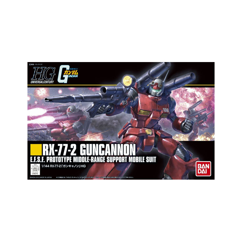 Bandai - Gunpla - Gundam 1/144 HG - Cannone RX-77-2 - Mobile Suit Gundam UC