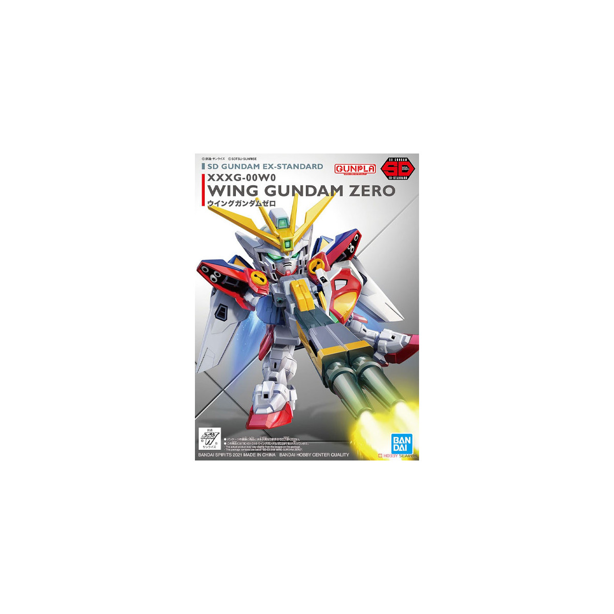 Bandai - Gunpla - SD Gundam Ex-Standard - XXXG-00W0 WING GUNDAM ZERO - Mobile Suit Gundam Wings