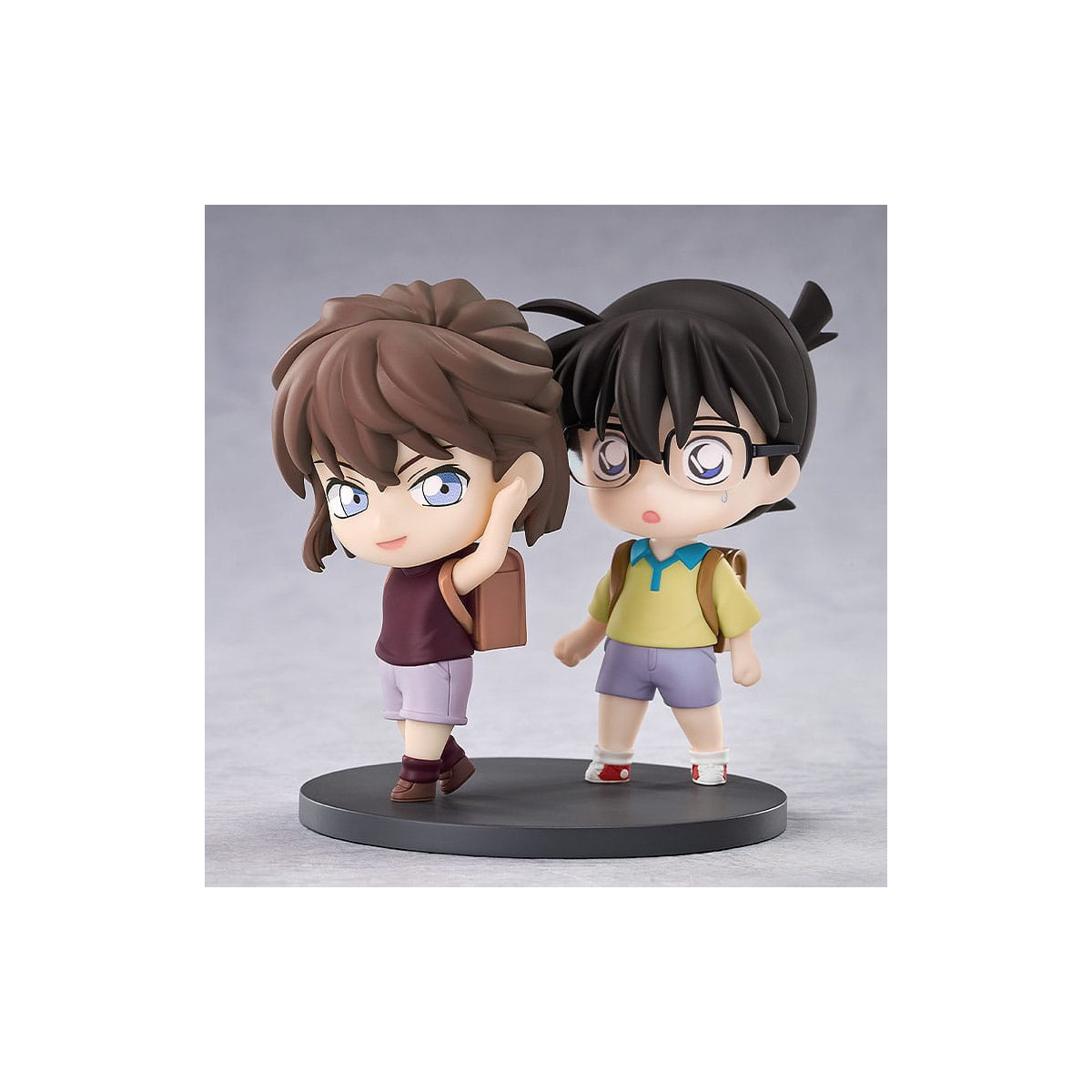 GoodSmile - Qset Conan Edogawa & Ai Haibara - Confezione da 2 figure Detective Conan