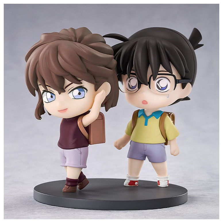 GoodSmile - Qset Conan Edogawa & Ai Haibara - Confezione da 2 figure Detective Conan