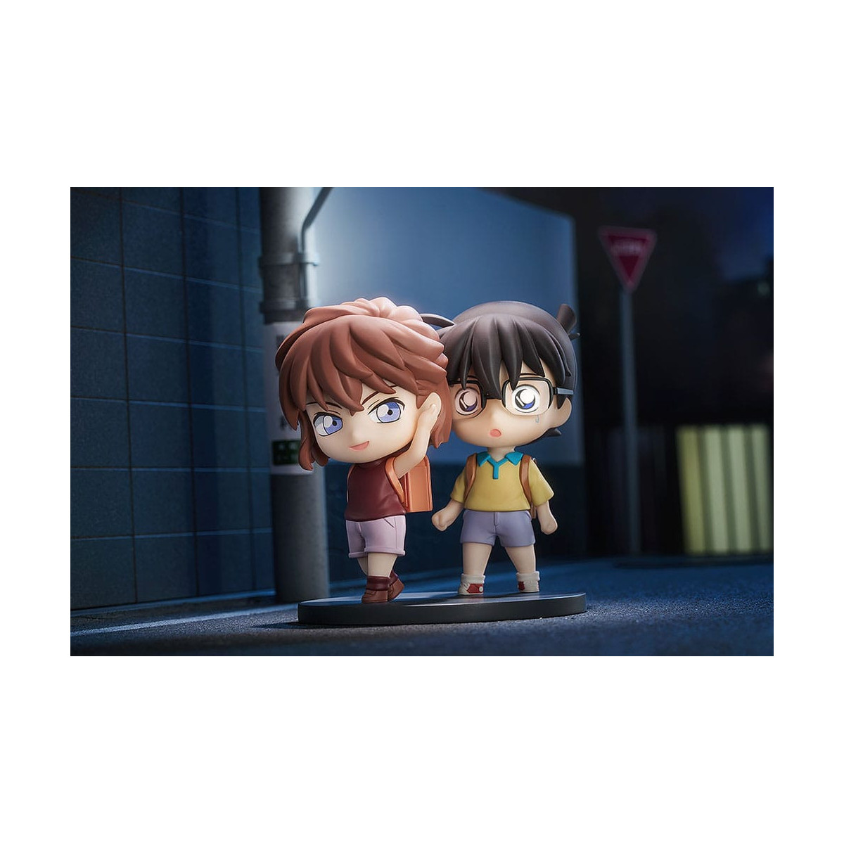 GoodSmile - Qset Conan Edogawa & Ai Haibara - Confezione da 2 figure Detective Conan