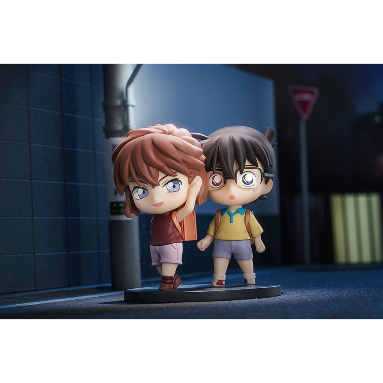GoodSmile - Qset Conan Edogawa & Ai Haibara - Confezione da 2 figure Detective Conan