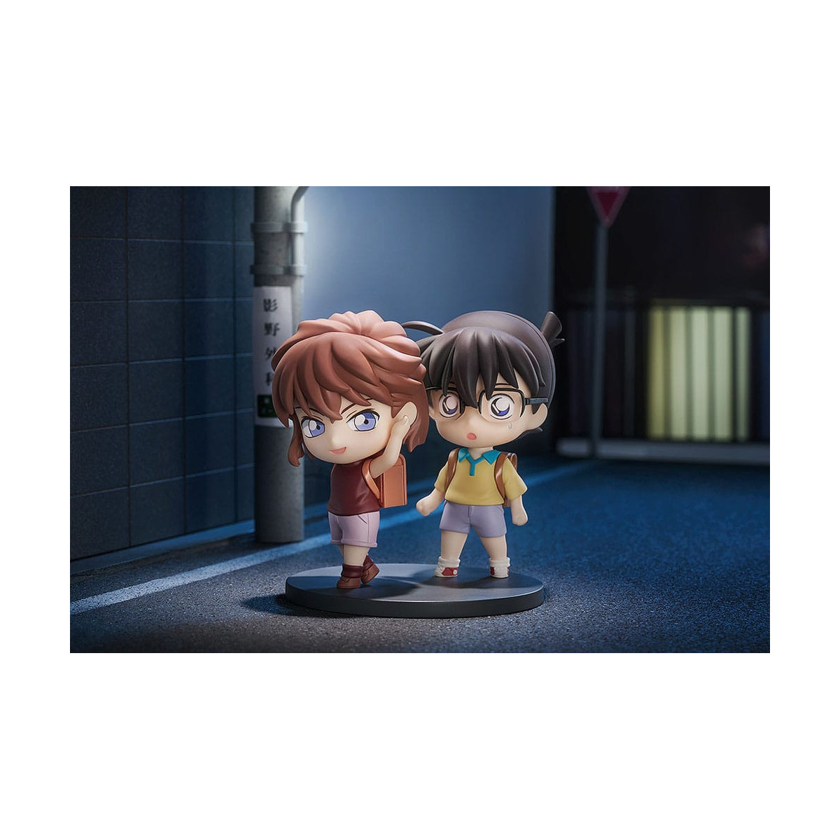 GoodSmile - Qset Conan Edogawa & Ai Haibara - Confezione da 2 figure Detective Conan