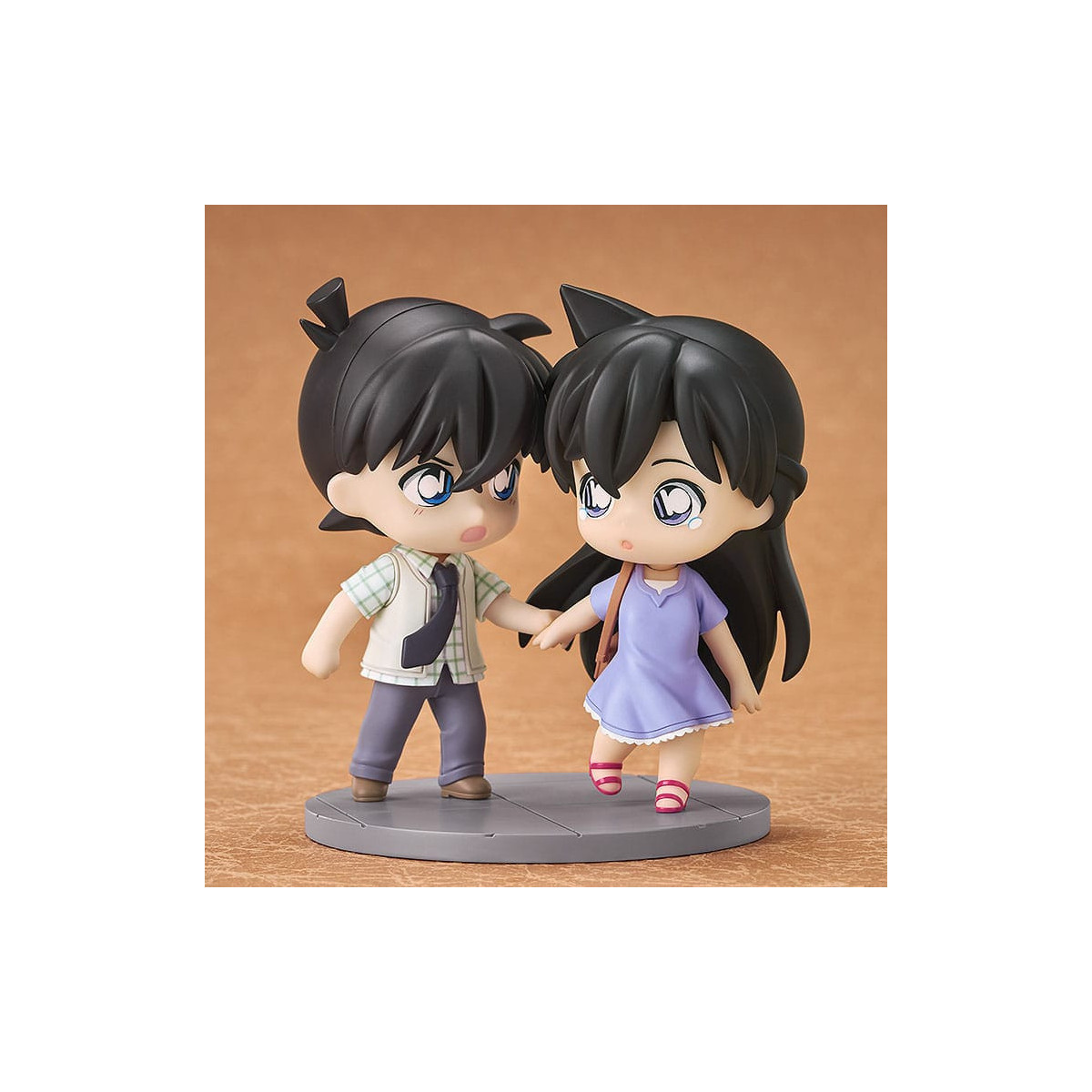 GoodSmile - Qset Shinichi Kudo & Ran Mori - Confezione da 2 figure Detective Conan