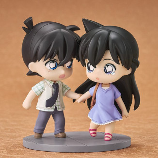 GoodSmile - Qset Shinichi Kudo & Ran Mori - Confezione da 2 figure Detective Conan