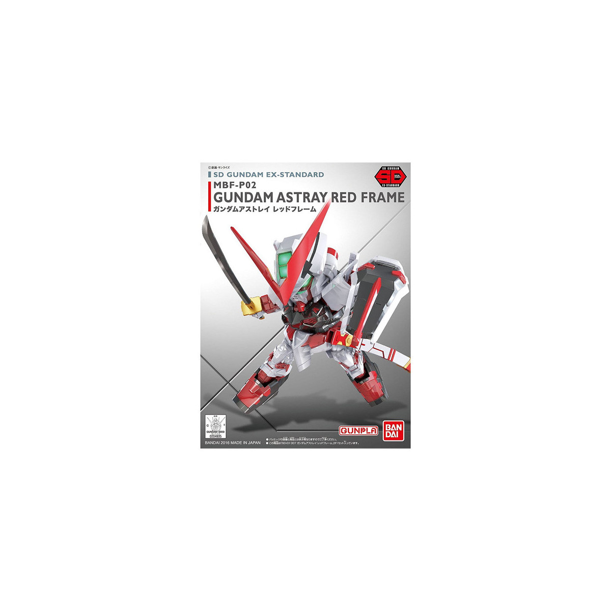 Bandai - Gunpla - SD Gundam Ex-Standard - MBF-P02 Gundam Astray Red Frame - Gundam Seed