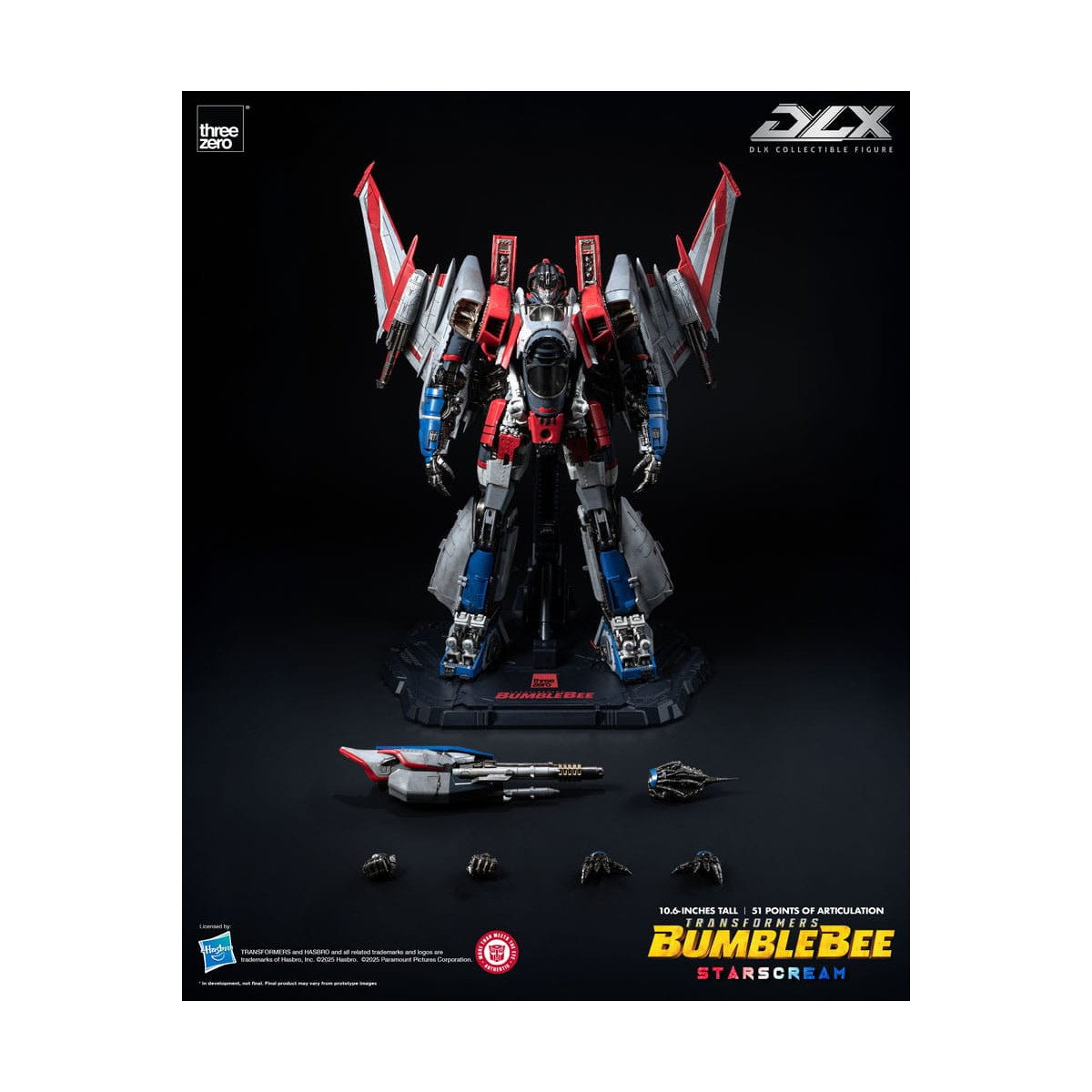 Tre Zero Transformers - DLX STARSCREAM 1/6 - Transformers: Bumblebee