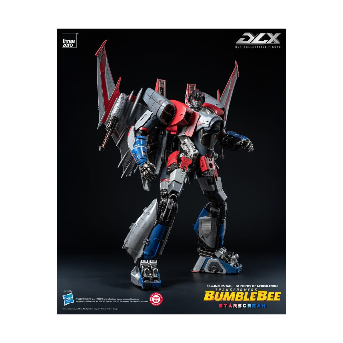 Tre Zero Transformers - DLX STARSCREAM 1/6 - Transformers: Bumblebee