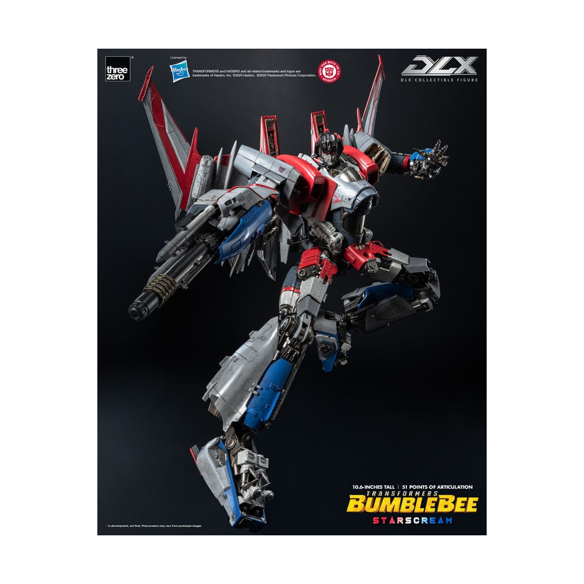 Tre Zero Transformers - DLX STARSCREAM 1/6 - Transformers: Bumblebee