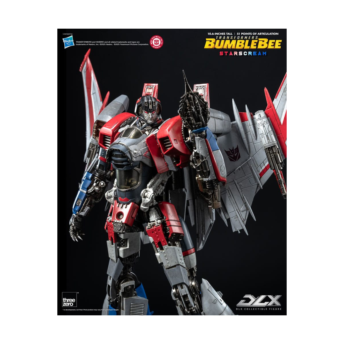Tre Zero Transformers - DLX STARSCREAM 1/6 - Transformers: Bumblebee